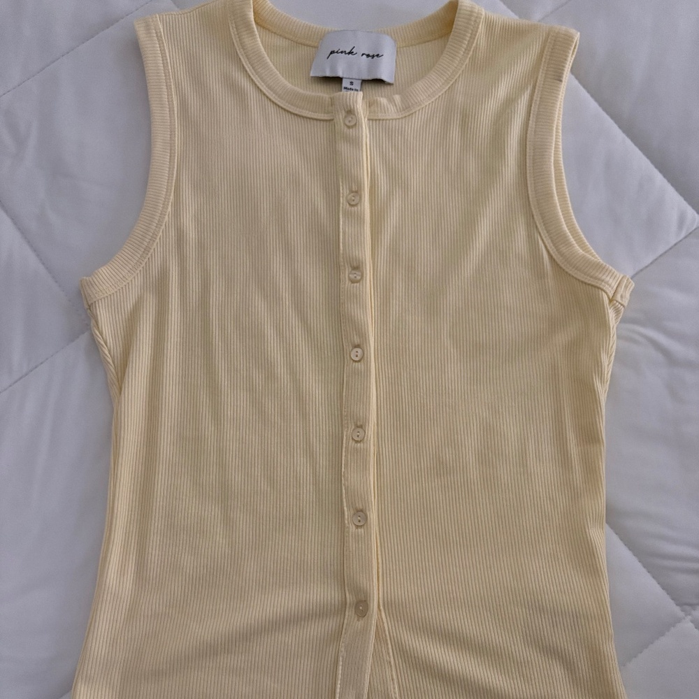Yellow vest tank